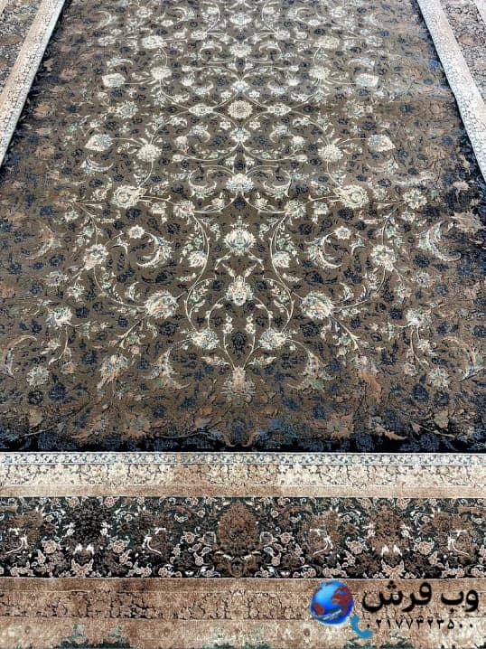 فرش افشان تبریز 1200 شانه طرح خطیبی — تصویر ۳