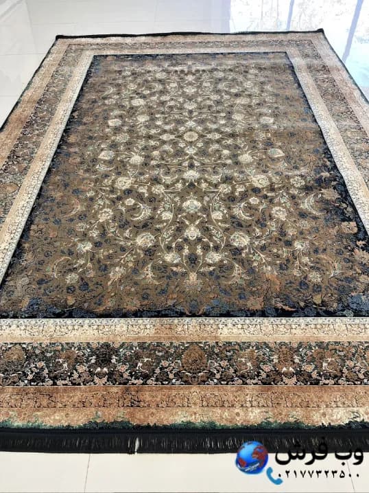 فرش افشان تبریز 1200 شانه طرح خطیبی