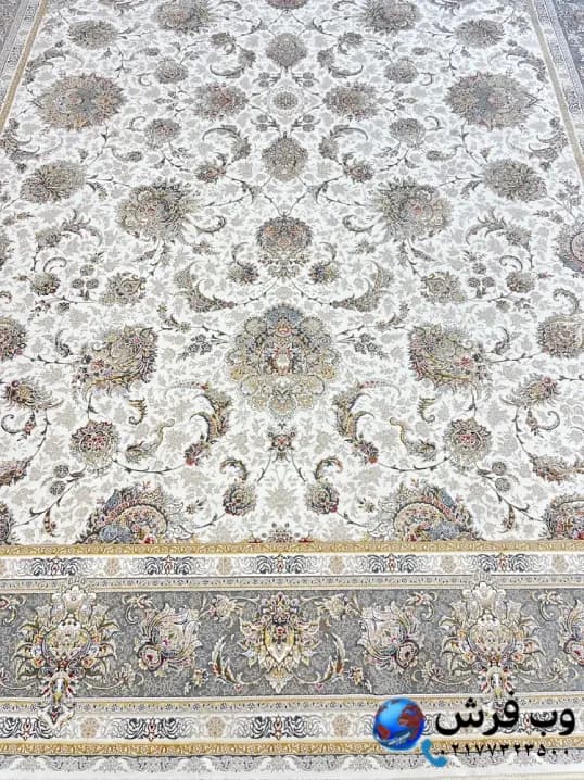 فرش کاشان طرح افشان سلطنتی طرح ژولیت 1200 شانه — تصویر ۴