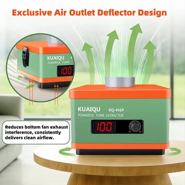 تصفیه و مکنده دود لحیم کاری KAUIQU KQ-45SP — تصویر ۴