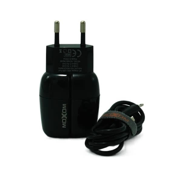 شارژر MICRO موکسوم 2 پورت سوپر فست مدل HC48 اورجینال — تصویر ۵