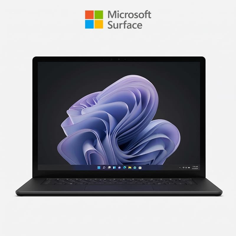 لپ تاپ استوک مایکروسافت Microsoft Surface Laptop 6 15-inch Ultra 7 RAM 32 Black