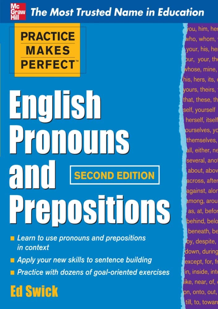 کتاب English Pronouns and Prepositions (ضمایر و حروف اضافه انگلیسی) | کمبریج