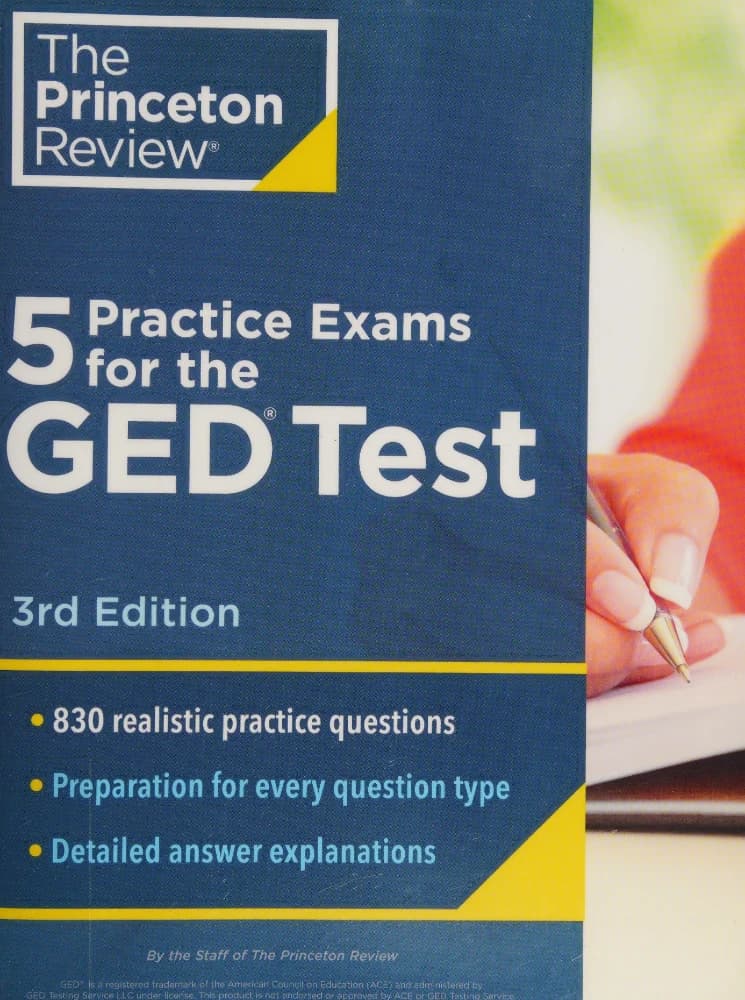 کتاب آزمون‌های تمرینی GED اثر پرینستون نسخه PDF انگلیسی