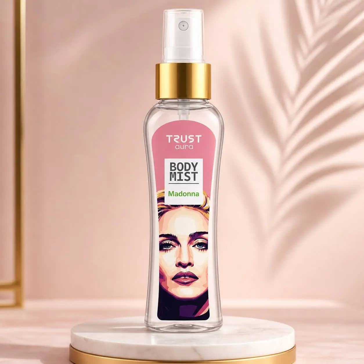 بادی میست زنانه TRUST aura مدل Madonna ؛ رایحه شیرین، گرم و چوبی