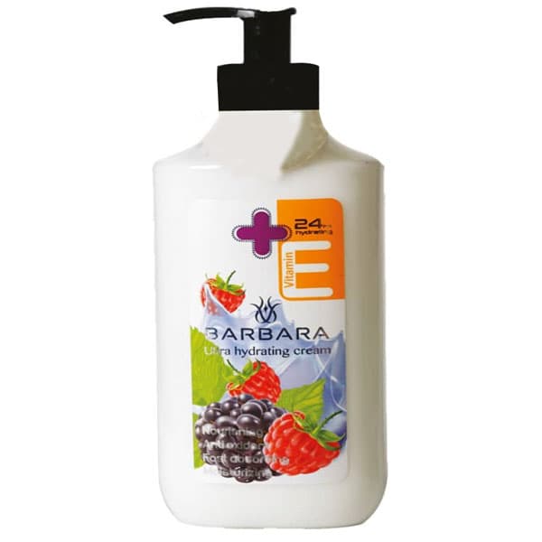 مراقبت پوست کرم آبرسان باربارا مدل VITAMIN E حجم 375 میلی لیتر