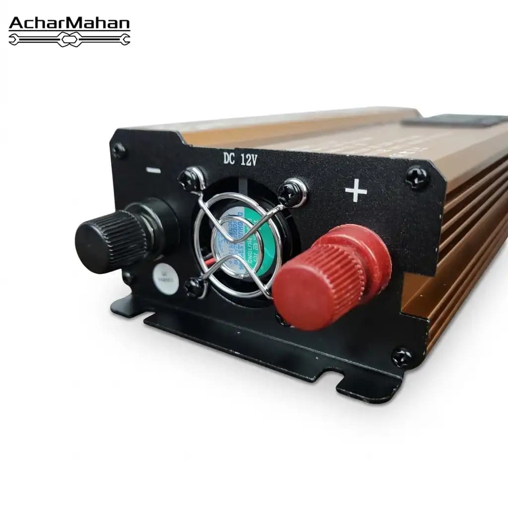 مبدل برق ۱۲ به ۲۲۰ ولت ۱۰۰۰ وات اینتیمکس مدل power inverter 12-220 — تصویر ۳