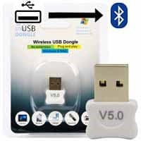 تبدیل USB به دانگل بلوتوث ورژن 5.0 Dtech پک آبی