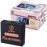 تبدیل اسپیلیتر 1به 2 HDMI 4K آداپتوردار XP-SP2H