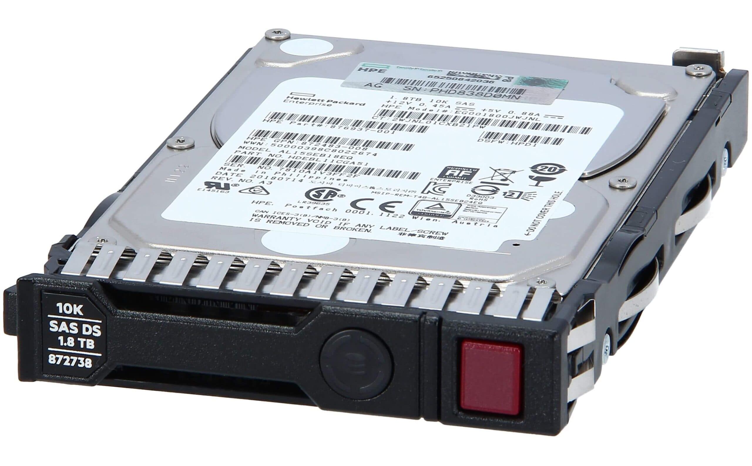 هارد سرور HP 1.8TB SAS 10K 12G SFF — تصویر ۲