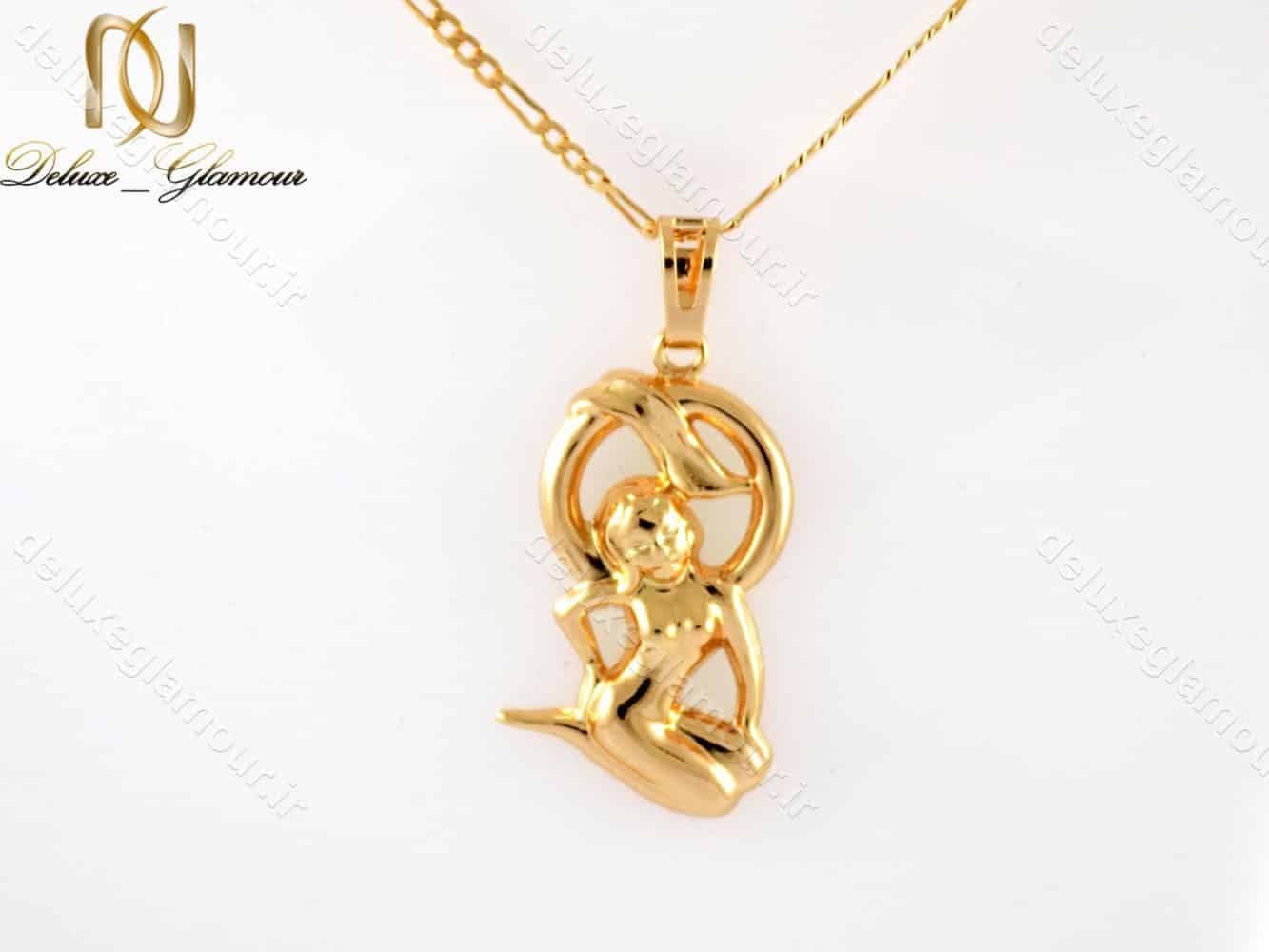 گردنبند دخترانه ماه تولد شهریور ژویپنگ با نماد فرشته nw-n198