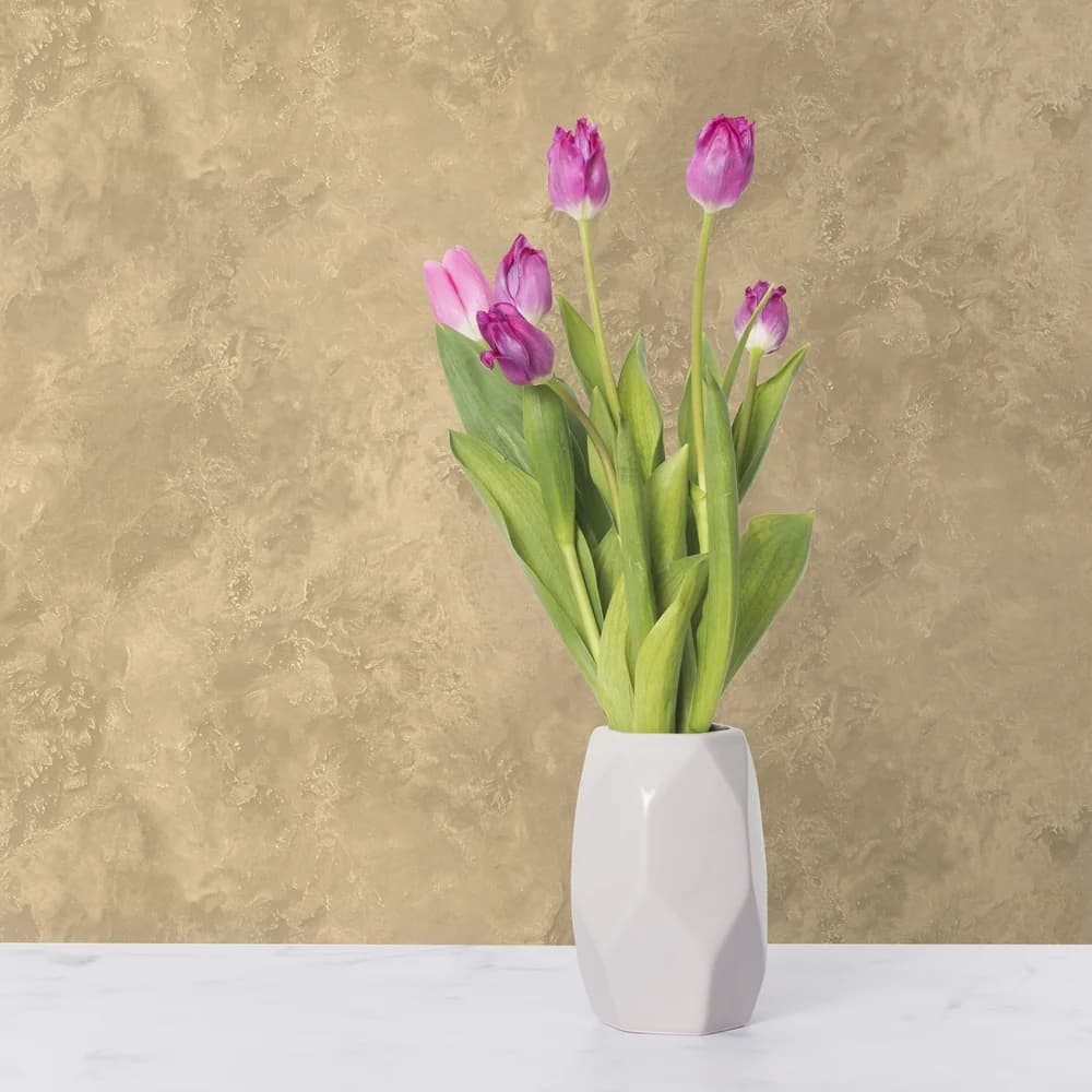 کاغذ دیواری پتینه طلایی کد NA-045