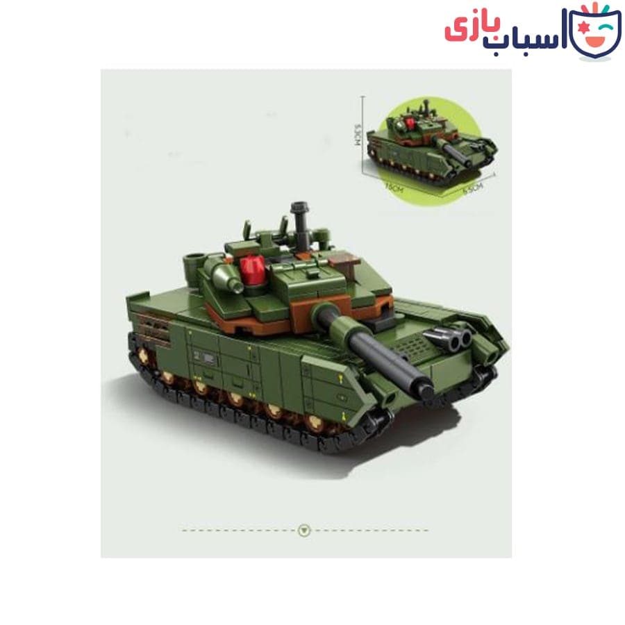 لگو تانک ارتشی -کد KY84142 — تصویر ۸