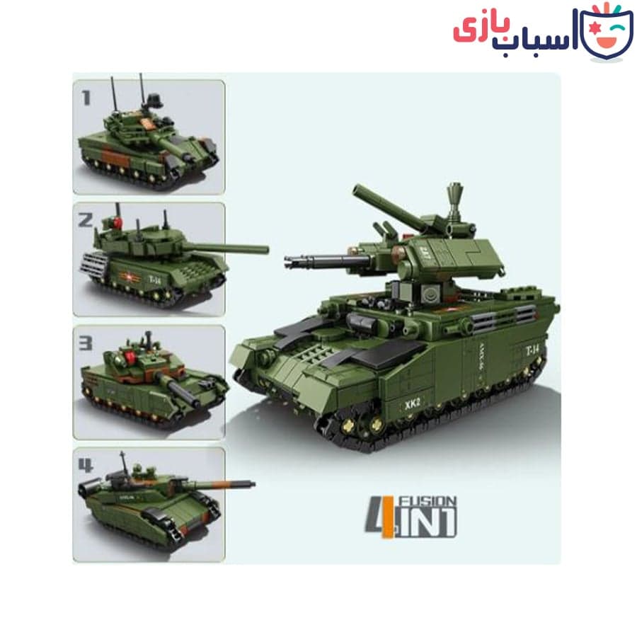 لگو تانک ارتشی -کد KY84142 — تصویر ۳
