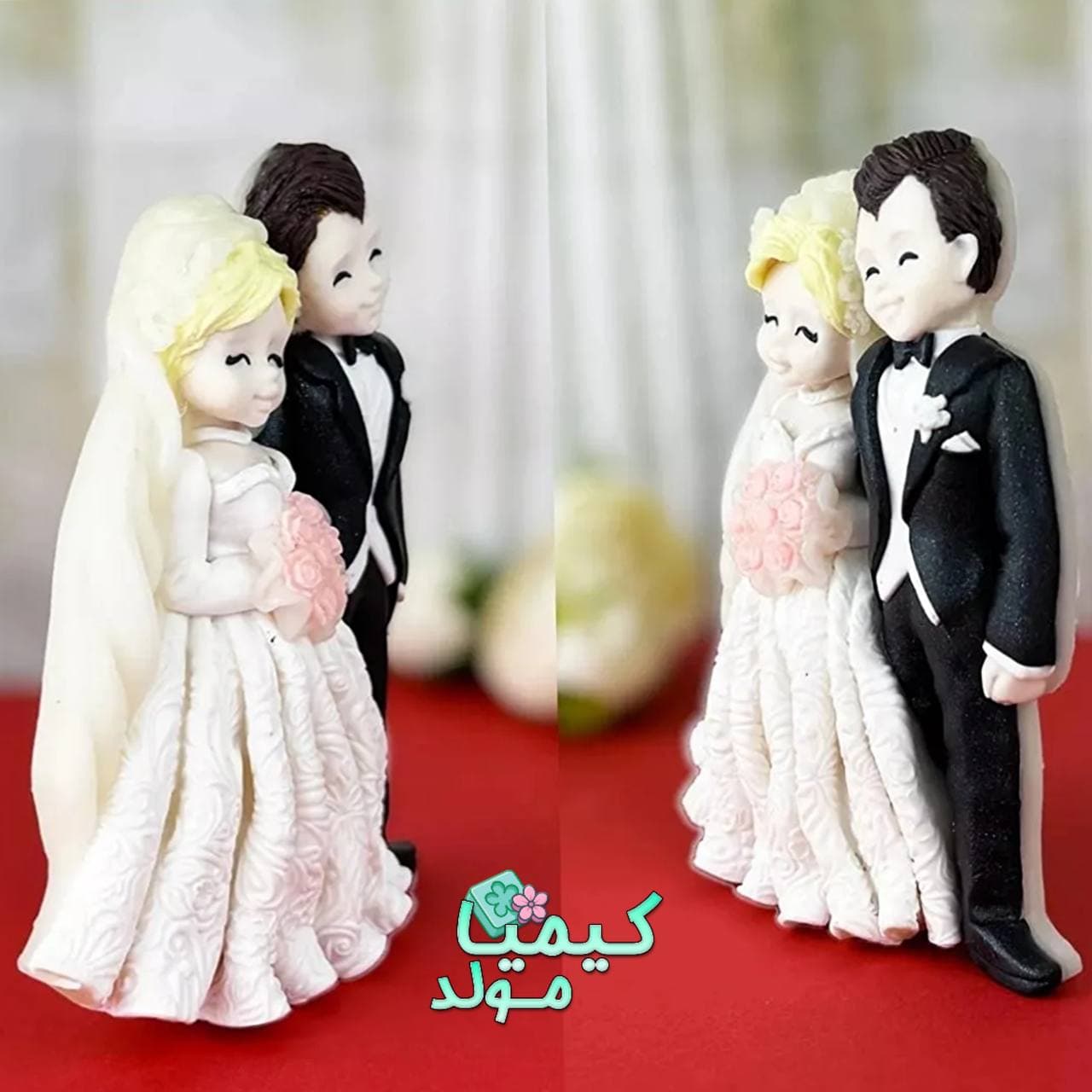 قالب سیلیکونی عروس و داماد (گیفت عروسی) — تصویر ۳
