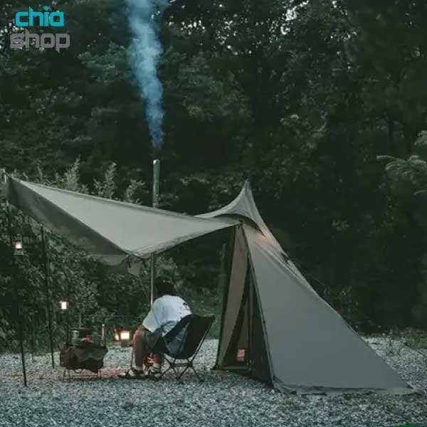 چادر سرخپوستی 2-3 نفره نیچرهایک مدل CNK2300ZP025 Naturehike — تصویر ۴