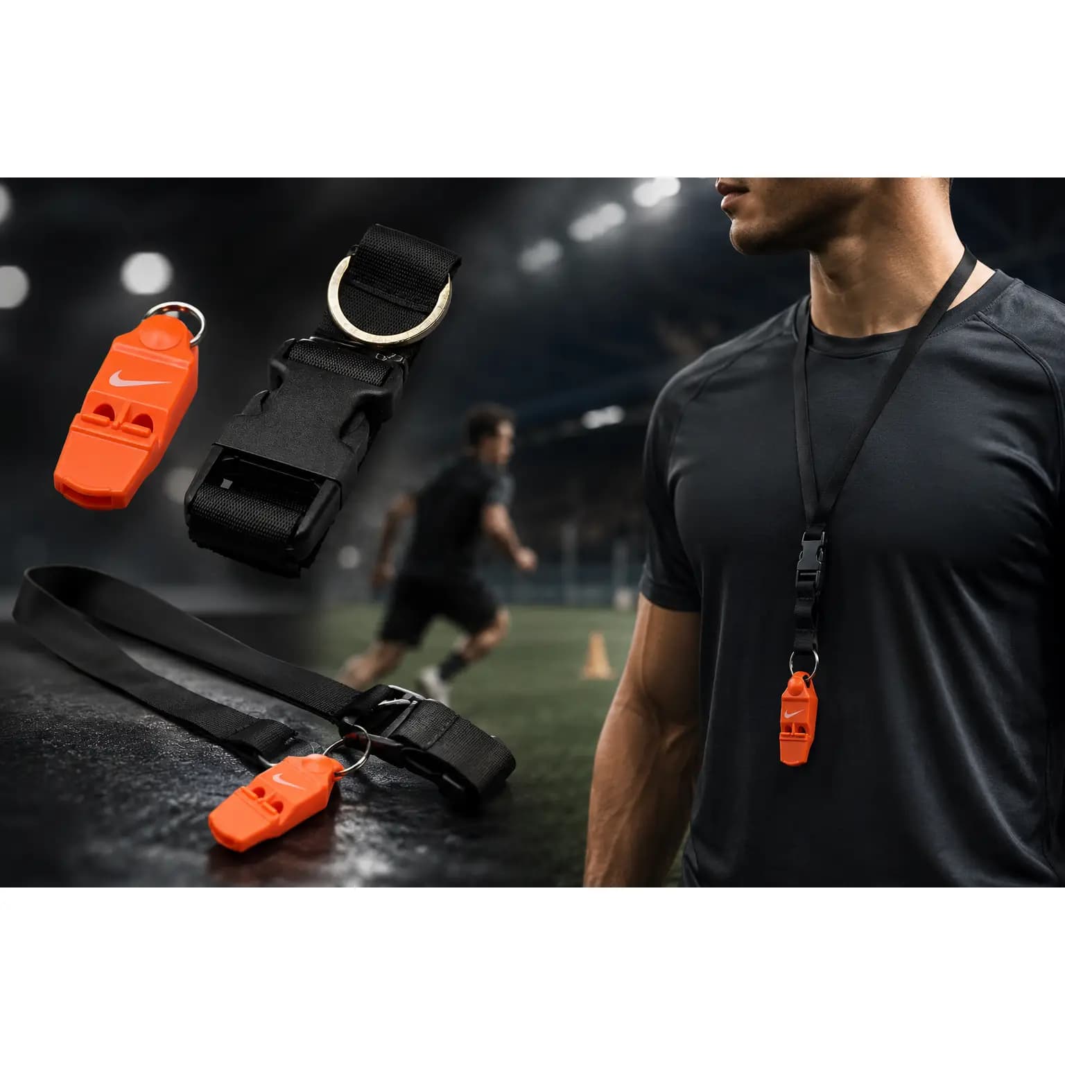 سوت ورزشی نایک مدل Pro Neck در 3 رنگ — تصویر ۳