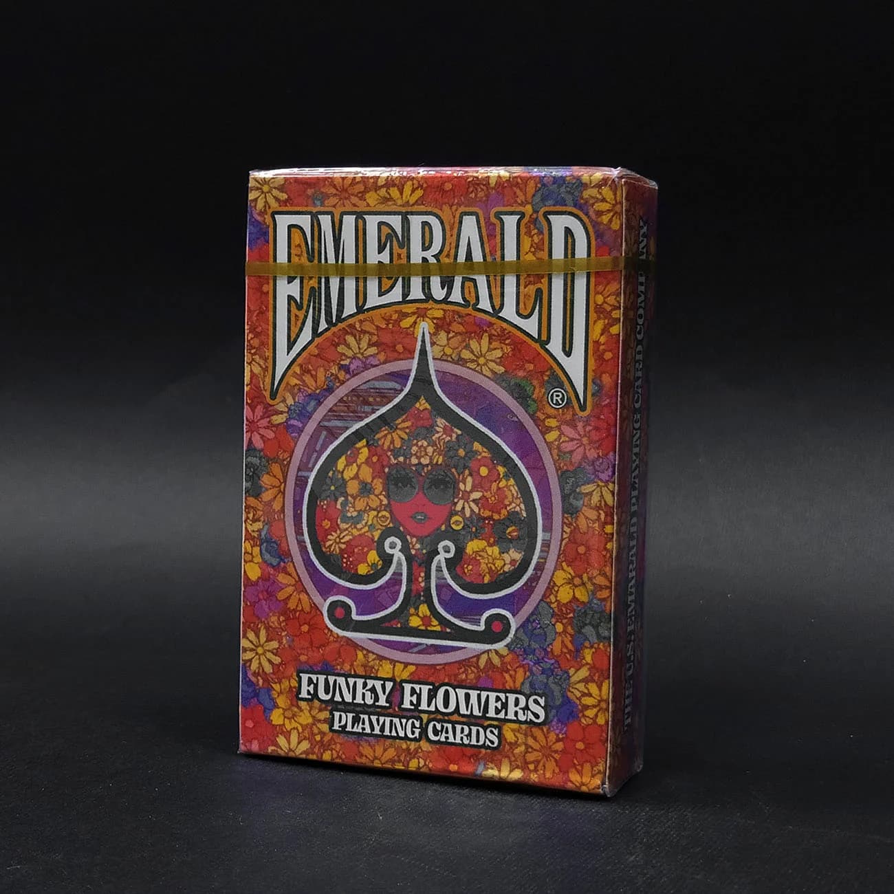 پاسور ورق گل‌های رنگارنگ Emerald Funky Flowers | کارت‌ بازی با طراحی شاد و فانتزی گلدار