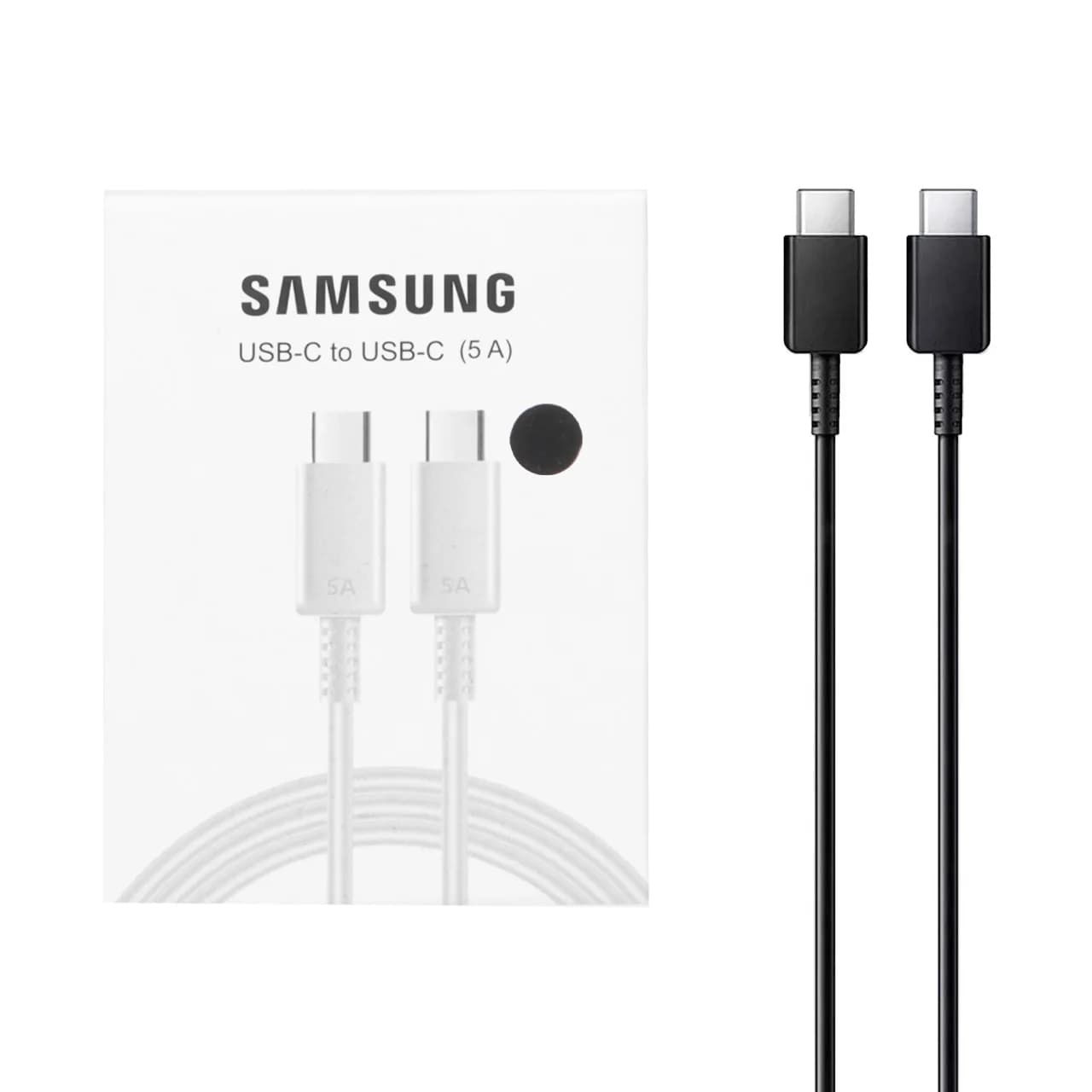 کابل شارژ Samsung Type-C to Type-C مدل Note 10 – مشکی (پک دار) – BSA