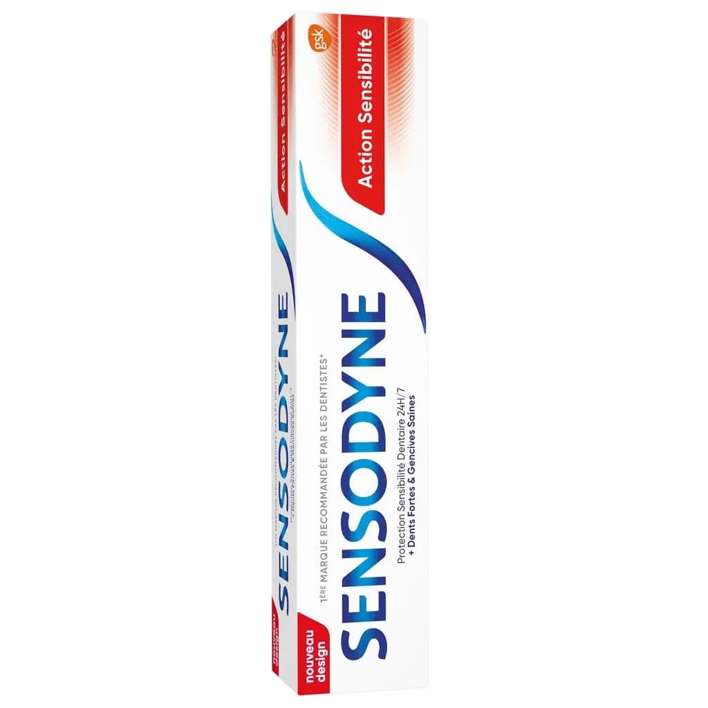 خمیردندان سنسوداین دندان لثه حساس فرانسه action sensibilite