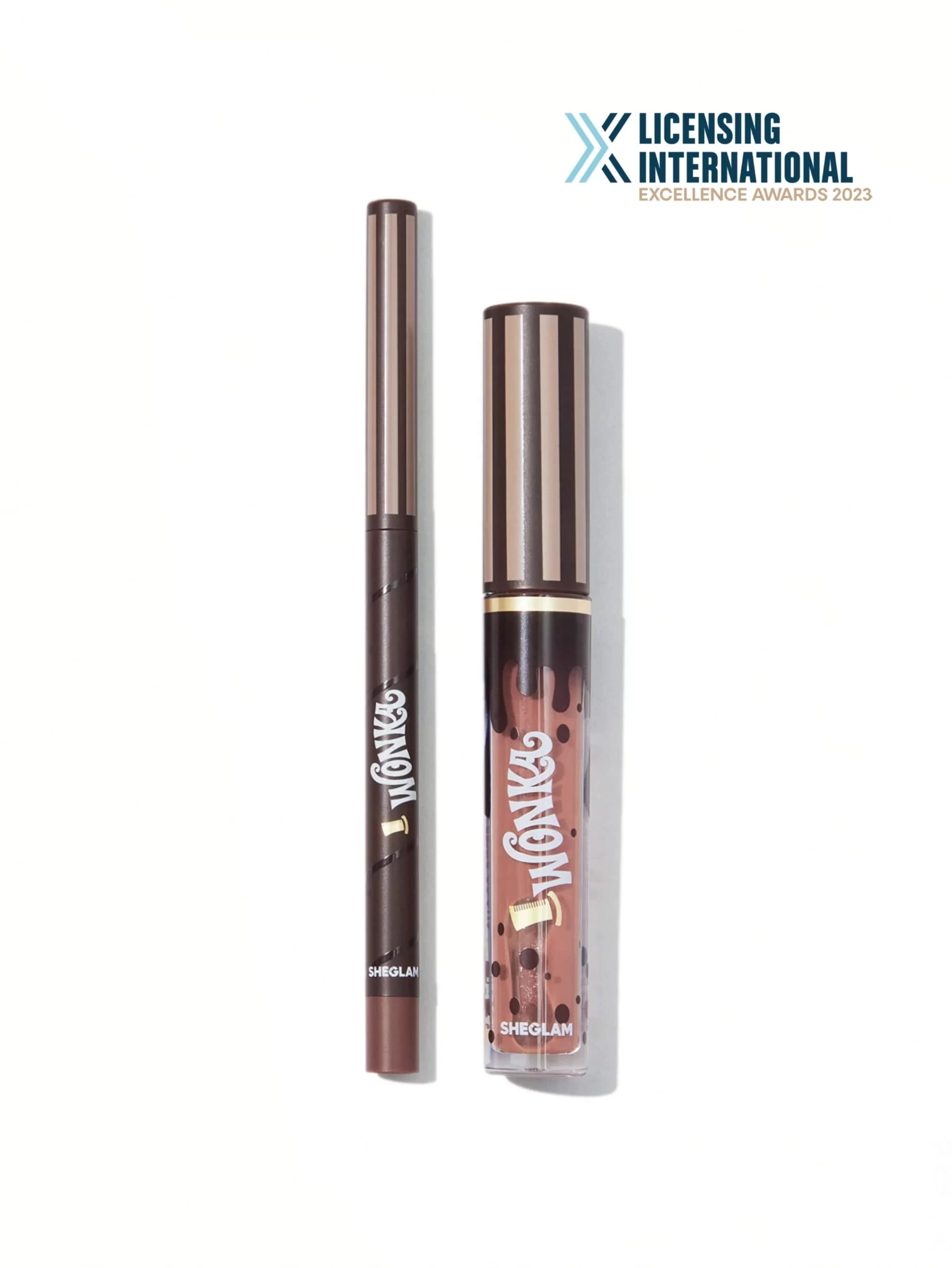 ست لیپ گلاس و خط لب شیگلم با رایحه کاکائو COCOA KISS رنگ brownie bite