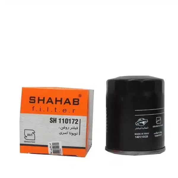 فیلتر روغن شهاب مدل SH 110172 مناسب خودرو تویوتا کمری کارتن 40 عددی — تصویر ۲