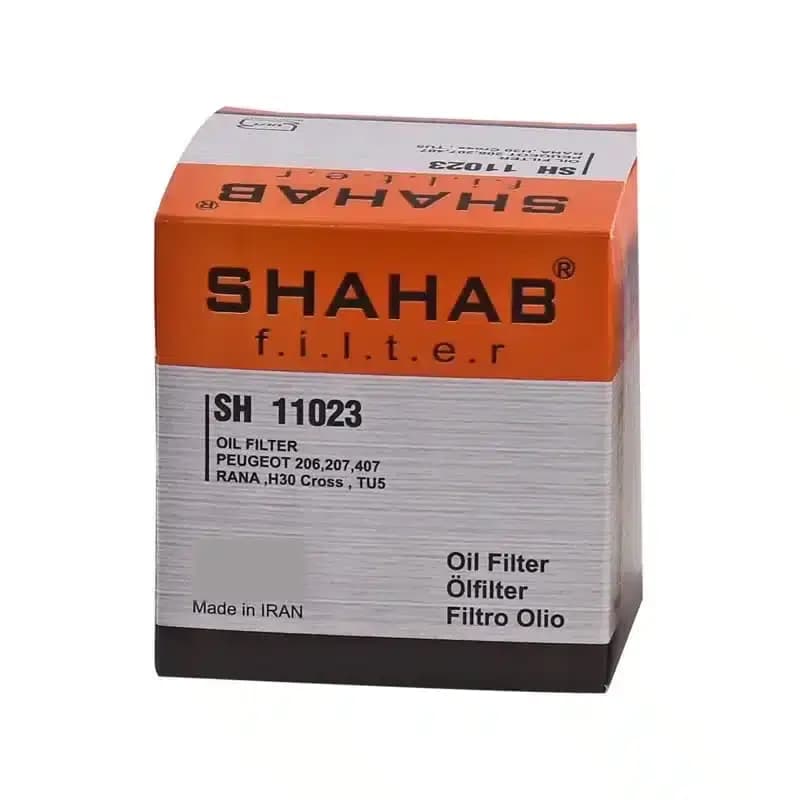 فیلتر روغن شهاب فیلتر کد SH 11023 مناسب برای پژو 206 کارتن 144 عددی — تصویر ۲