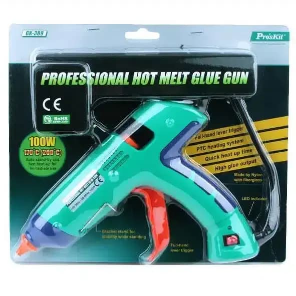 دستگاه چسب حرارتی تفنگی پروسکیت مدل PROSKIT GK-389 — تصویر ۲