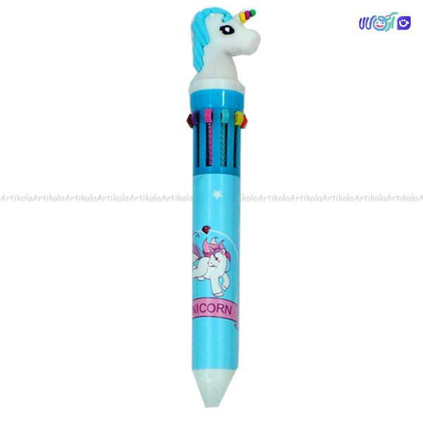 خودکار 10 رنگ طرح یونیکورن مدل SM-10 — تصویر ۶