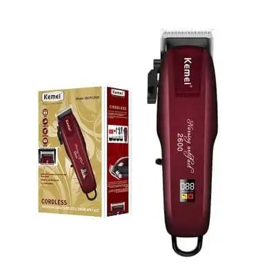 ماشین اصلاح حرفه ای کیمی کوردلس دیجیتالی مدل kemei 2600 — تصویر ۲