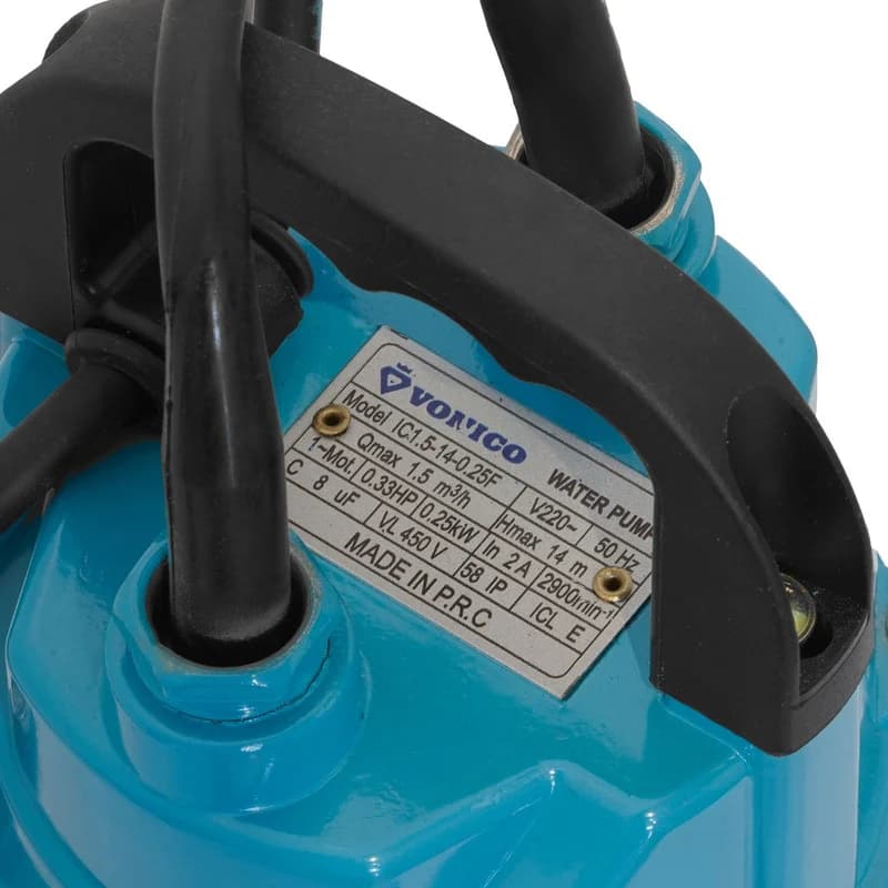 پمپ کف کش توان 0.33 اسب بخار ونیکو مدل IC1.5-14-0.25F — تصویر ۲