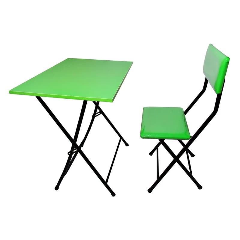 میز اتو پایه‌دار میزیمو مدل تاشو کد 306 به همراه صندلی