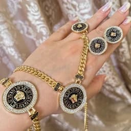 سرویس ورساچه VIP روکش پنج لایه طلا — تصویر ۴