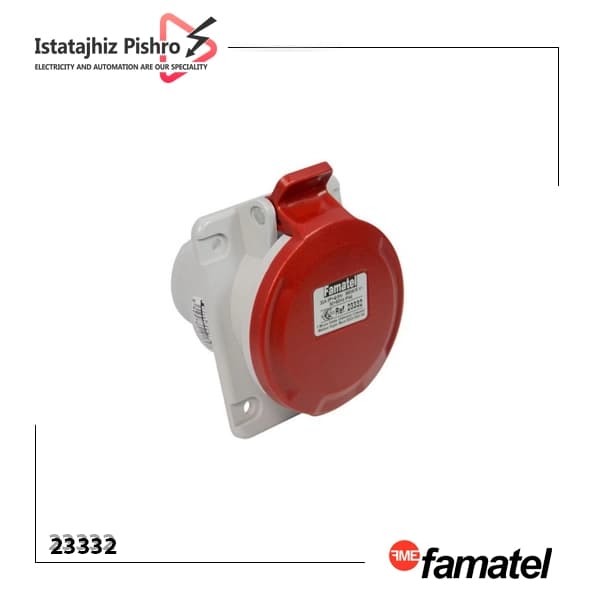 سوکت مادگی ۴ پین ۳۲ آمپر famatel