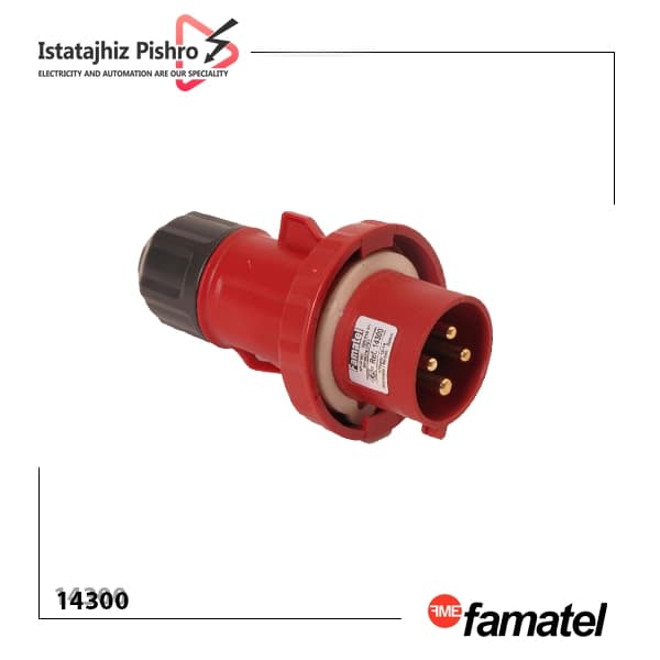 دوشاخه صنعتی 4 پین FAMATEL اسپانیا