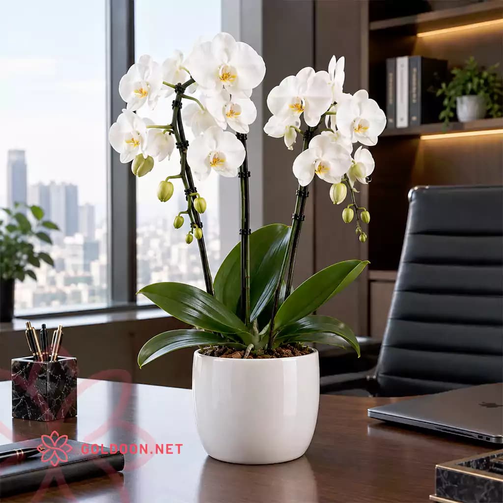 باکس گل ارکیده و بادکنک کد 037 — تصویر ۵