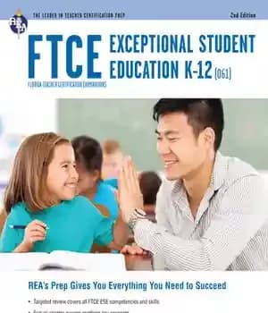 دانلود کتاب FTCE Exceptional Student Education K-12 (061) Book + Online 2e – Book…