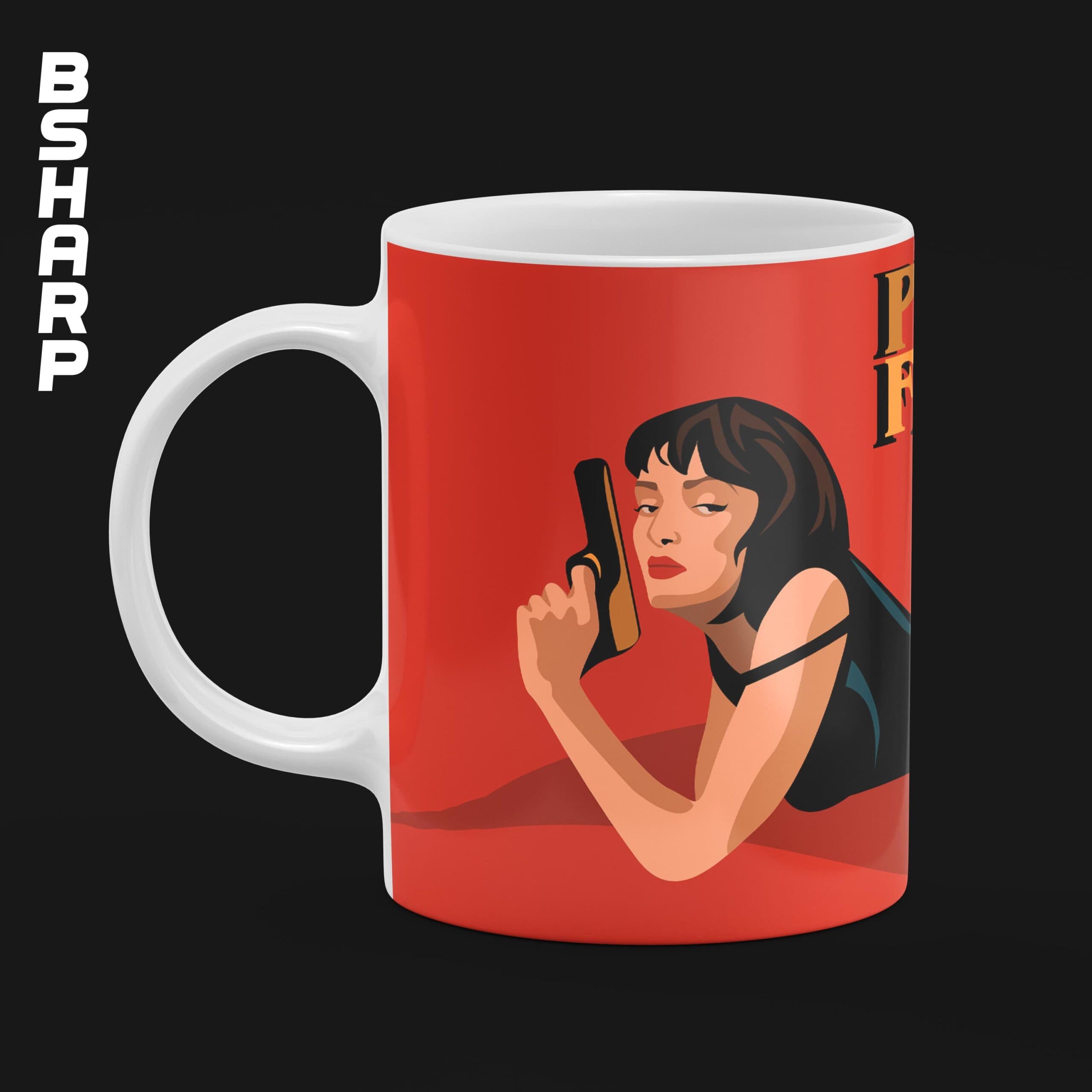 ماگ Pulp Fiction طرح Feet — تصویر ۳