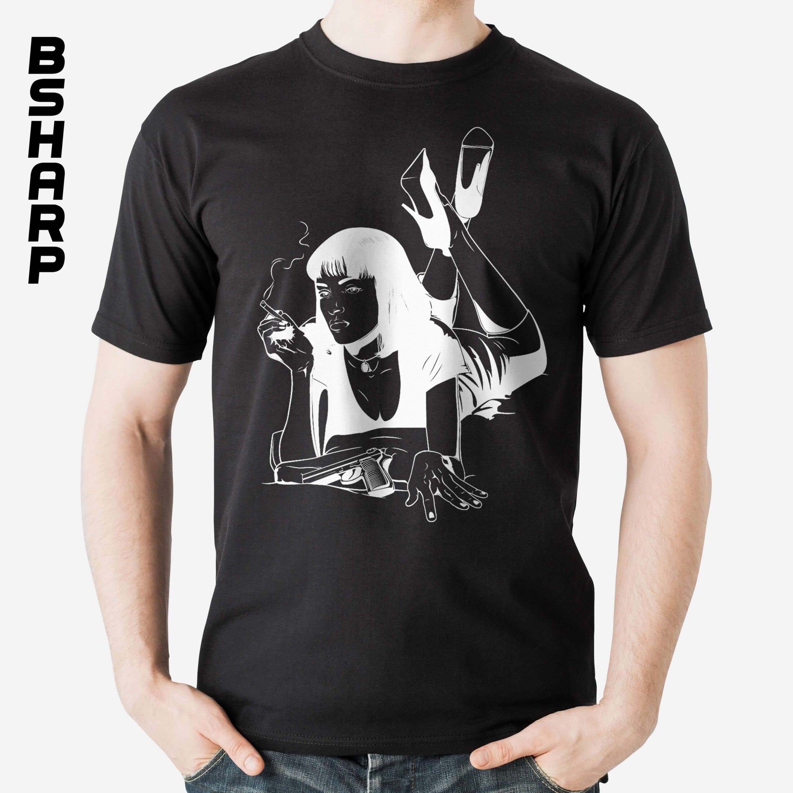 تیشرت Pulp Fiction طرح White