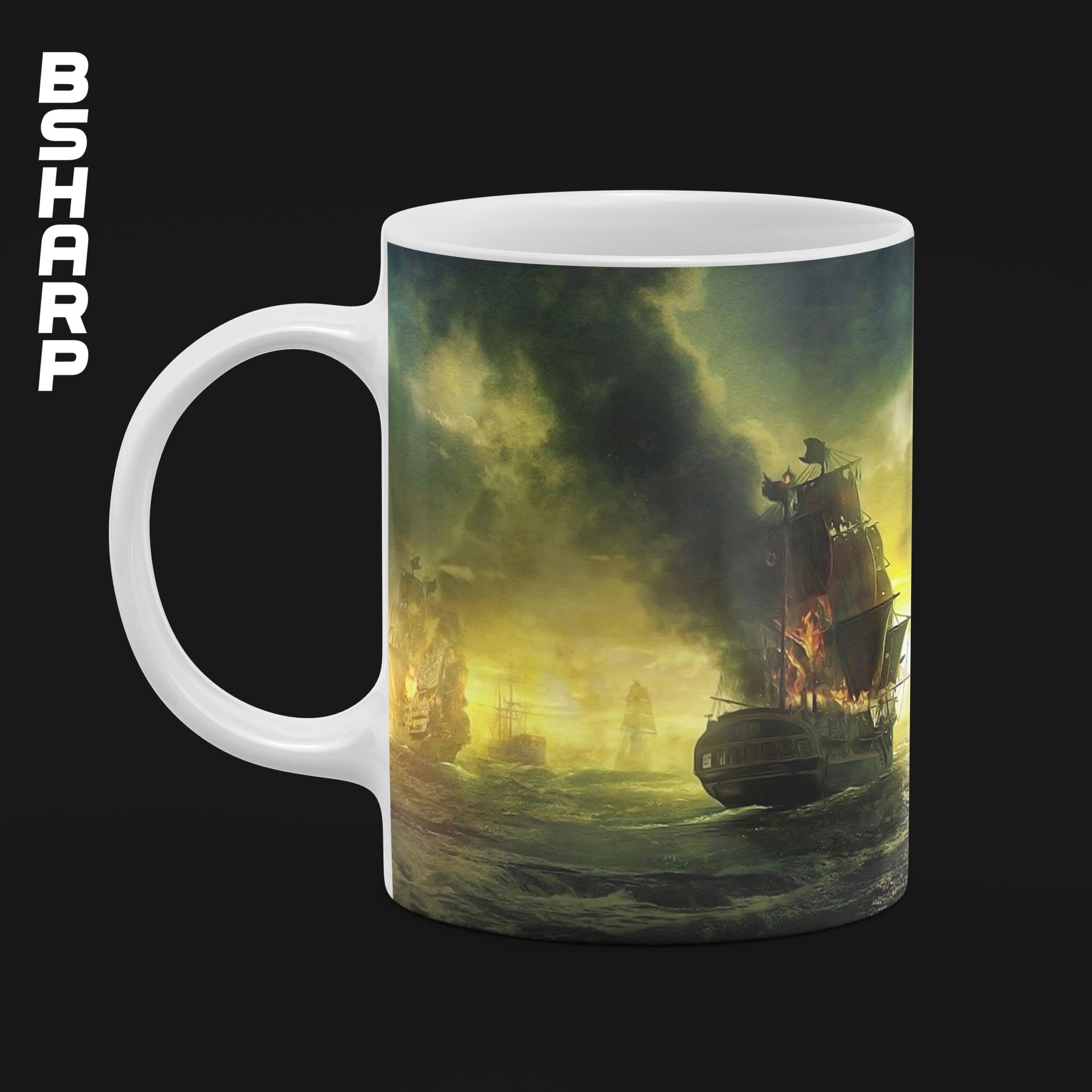 ماگ Pirates of the Caribbean طرح پوستر — تصویر ۳