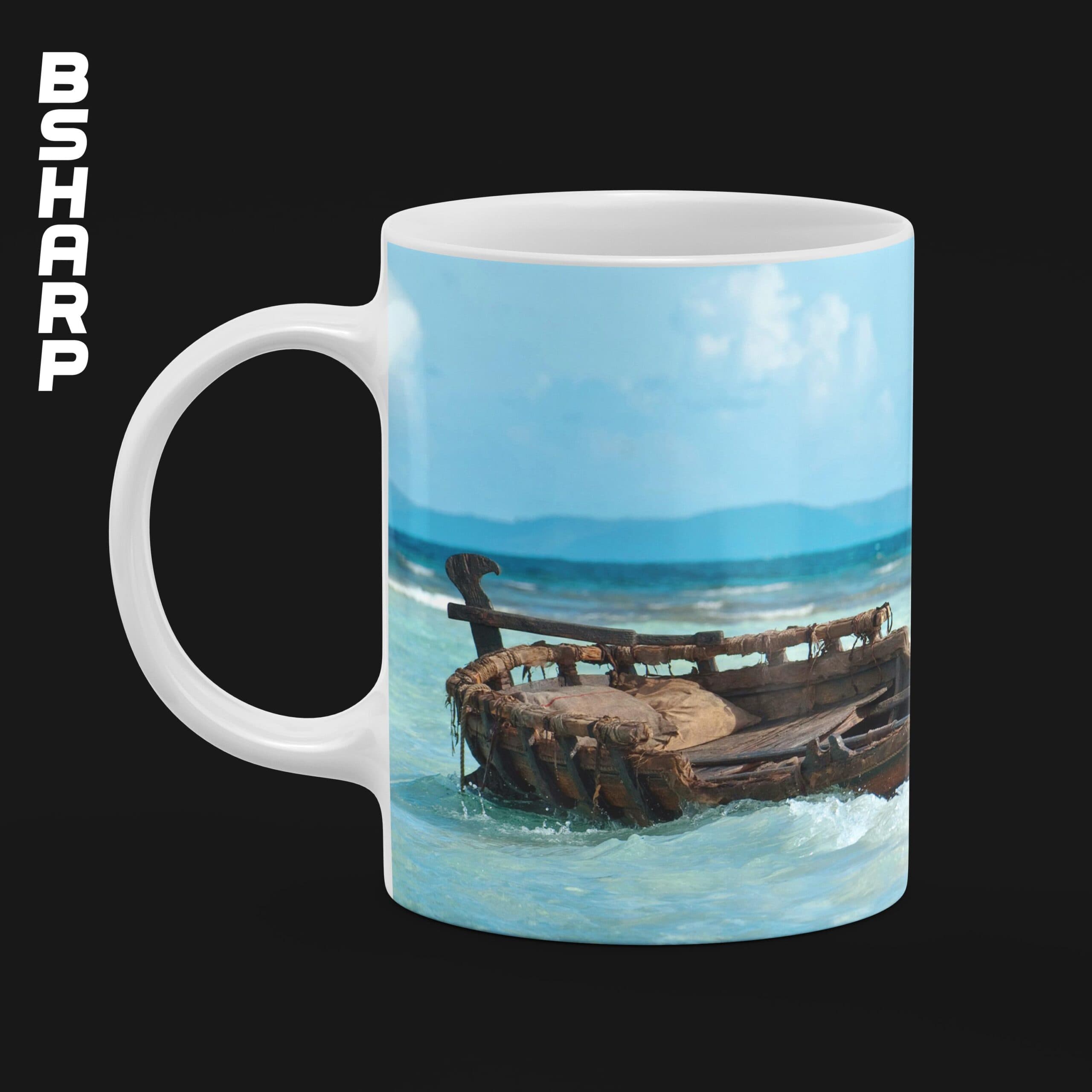 ماگ Pirates of the Caribbean طرح قایق — تصویر ۳