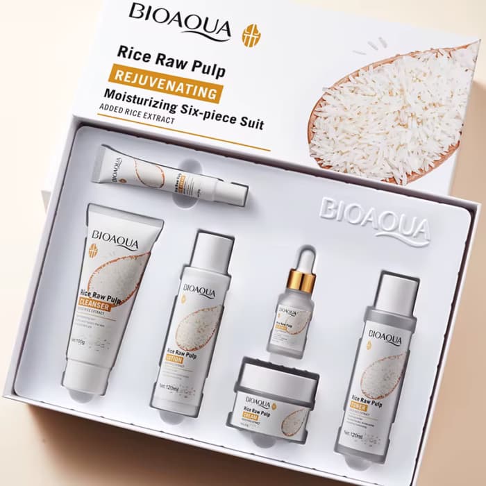 پک مراقبتی 6 عددی عصاره برنج بیوآکوا BIOAQUA