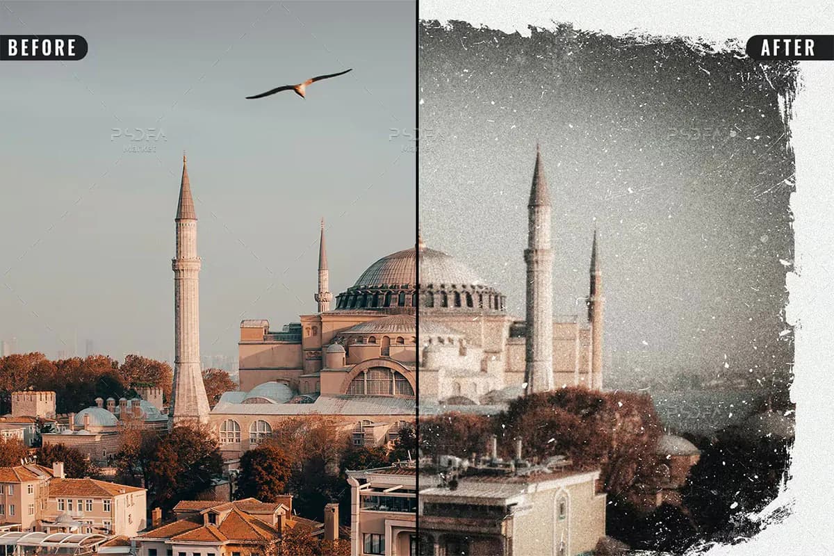 افکت عکس وینتج و قدیمی برای فتوشاپ — تصویر ۲