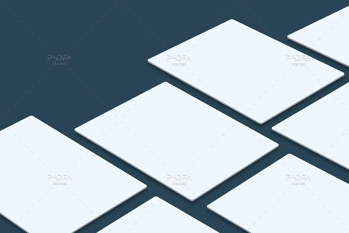موکاپ وب سایت به صورت پرسپکتیو — تصویر ۴