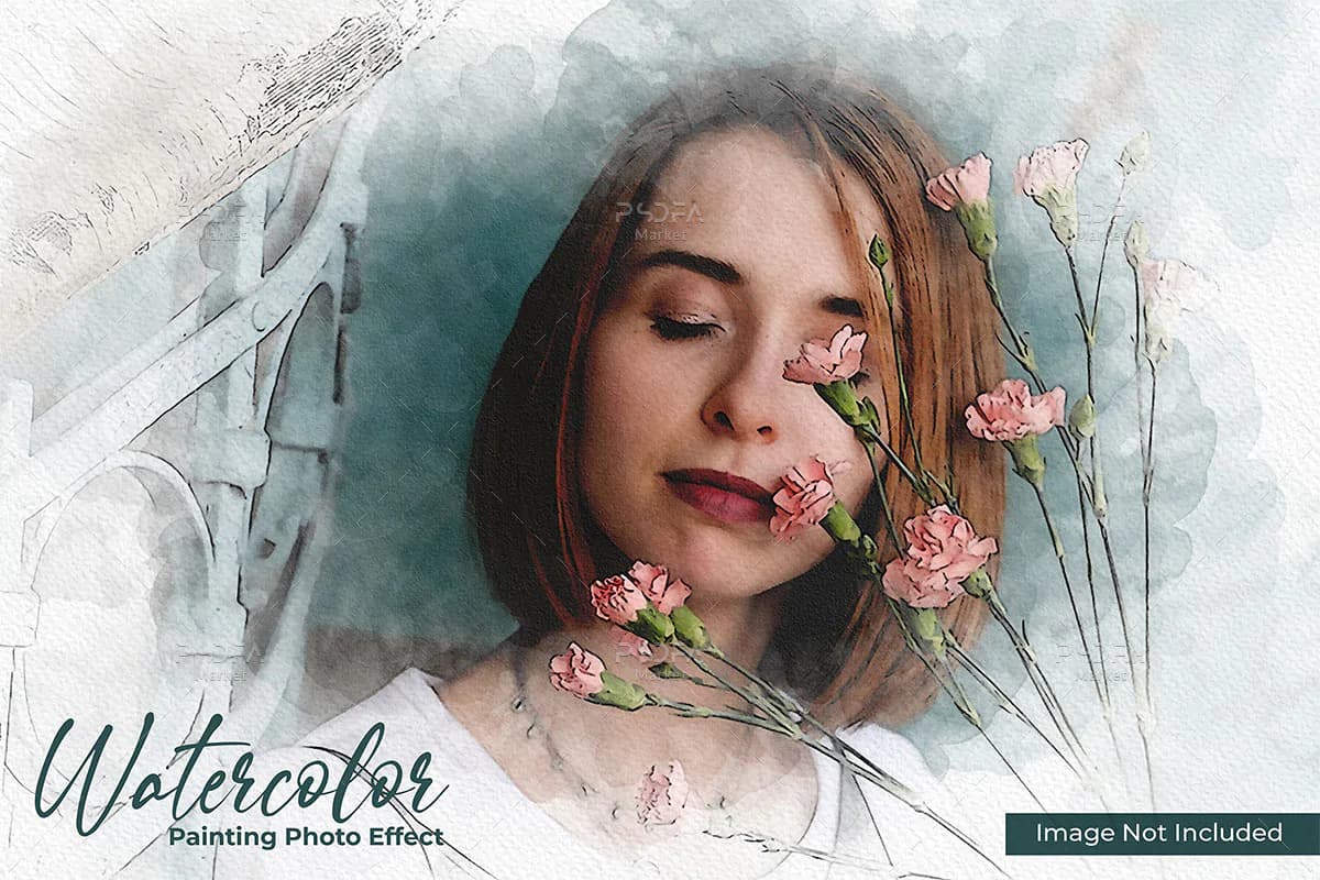 افکت نقاشی آبرنگی عکس برای فتوشاپ – 3000×4500 پیکسل