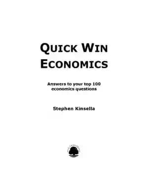 دانلود کتاب Quick win economics: answers to your top 100 economics questions
