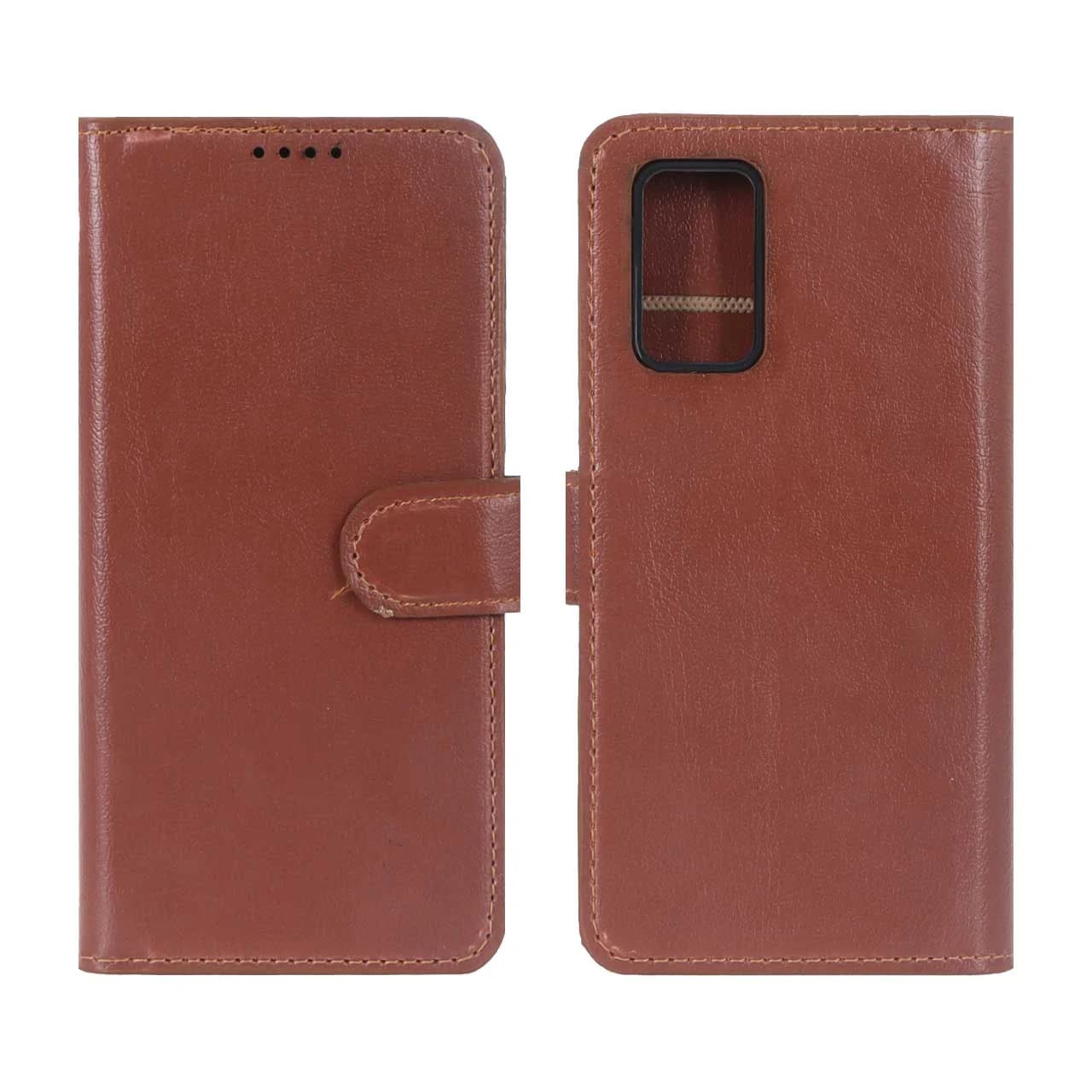 کیف موبایل چرمی مگنتی محافظ لنزدار Xiaomi Poco M3 / Redmi 9T 4G — تصویر ۳