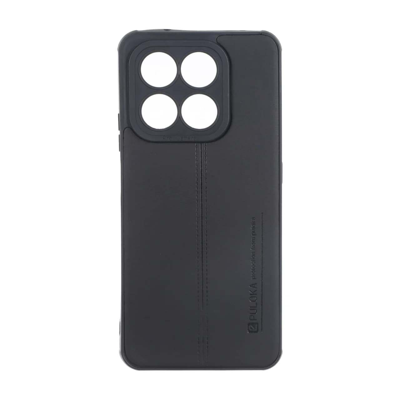 قاب Puloka طرح چرم دوخت دار محافظ لنزدار Honor X7d