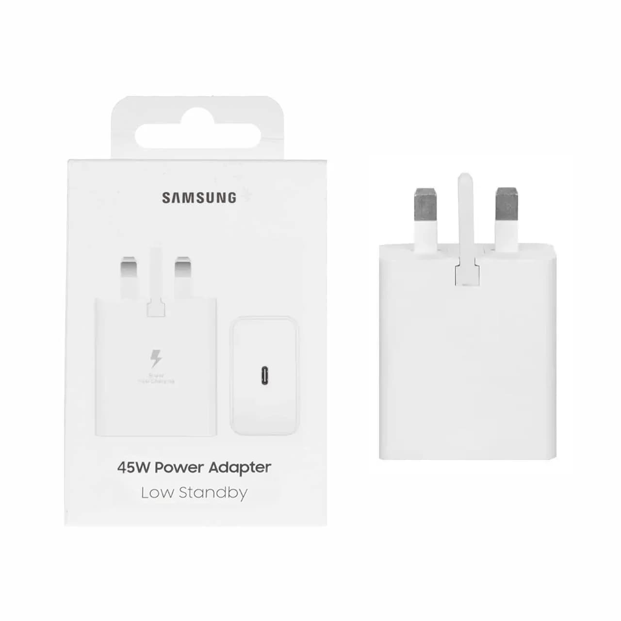 شارژر دیواری سه پین PD و فست تک پورت Samsung مدل EP-T4511 45W – سفید – NZR (گارانتی 6 ماهه شرکتی) — تصویر ۱۲