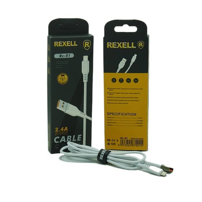 کابل آیفون REXELL مدل RC01 اصل چین